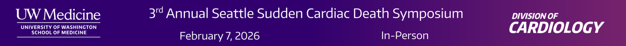 Save-The-Date: 3rd Annual Seattle Sudden Cardiac Death Symposium Banner